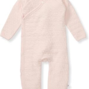 Burt's Bees Baby Long Sleeve Quilted Wrap-Front Jumpsuit, 100% Organic Cotton One-Piece Outfit Coverall
