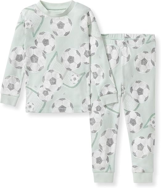 Burt's Bees Baby Organic Cotton Pajamas for Boys, Toddler PJ Set, 2-PC