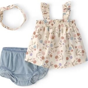 Carter's Baby Girls' 3-piece Diaper Cover Set