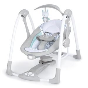 Ingenuity ConvertMe 2-in-1 Portable Baby Swing to Infant Seat, Newborn
