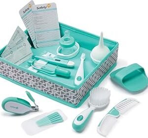 Safety 1st Nursery Care Health & Grooming Kit, Pyramids Aqua, One Size