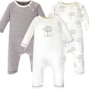 Touched by Nature Baby-Girls Organic Cotton Coveralls