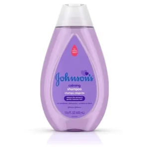 Johnson's Calming Baby Shampoo with Soothing NaturalCalm Scent 13.6 fl oz (Pack of 4)