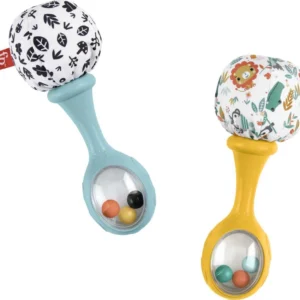 Fisher-Price Rattle ‘n Rock Maracas baby rattle sensory toys for newborn babies